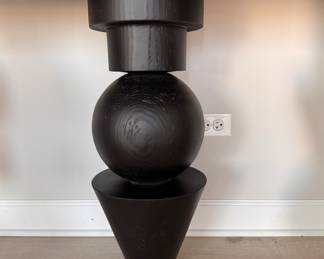 CFC "Moab" Console. Solid Ebonized Wood. Measures 82" W x 22" D x 30" H. Photo 4 of 5. 