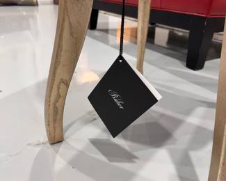 Baker Furniture Milling Road Exclusives Josephine Chair with Gilt Legs - Only 1. Measures 23" W x 28" D x 34.5" H. Photo 4 of 4.