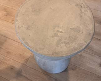 Noir Hourglass Ceramic Accent Stool. Measures 24" H x 15" D. Photo 2 of 2. 