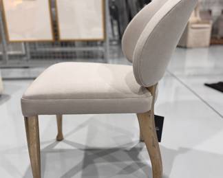 Baker Furniture Milling Road Exclusives Josephine Chair with Gilt Legs - Only 1. Measures 23" W x 28" D x 34.5" H. Photo 2 of 4.