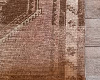 Village Rug Wool Persian Style Rug. Measures 4' 4" W x 13' 5" L. Photo 5 of 6. 