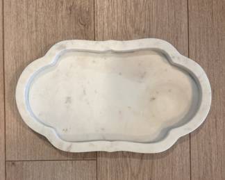 Large Marble Tray. Measures 15" L x 9" D. Photo 1 of 2. 