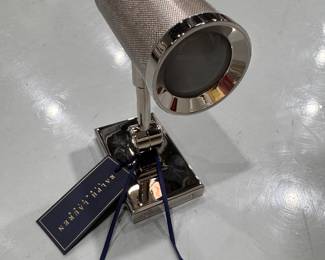 Ralph Lauren for Visual Comfort Barrett Mini Bed Light in Polished Nickel. Measures 7.75" H x 3" W. Backplate Measures 3" x 4.75". Photo 1 of 2. 