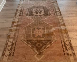 Village Rug Wool Persian Style Rug. Measures 4' 4" W x 13' 5" L. Photo 2 of 6. 