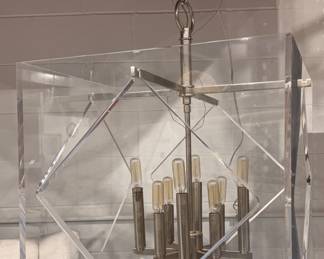 Hudson Valley 20-Wide Travis 8-Light Chandelier.  Photo 1 of 3. 