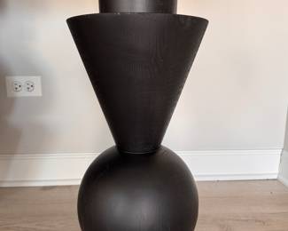 CFC "Moab" Console. Solid Ebonized Wood. Measures 82" W x 22" D x 30" H. Photo 5 of 5. 