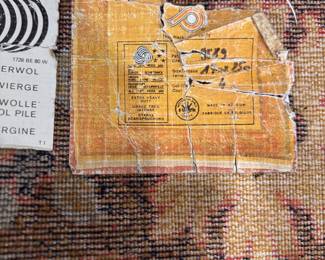 Persian Style Wool Rug. Measures 5' 6" x 7' 10". Photo 3 of 3.