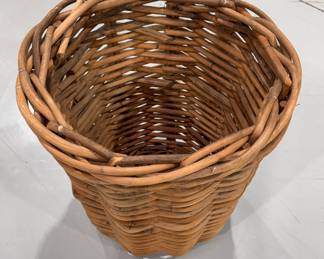 Hudson & Grace Woven Wood Basket. Measures 19" H by 16" D. Photo 2 of 2. 