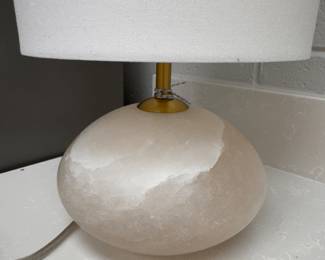 Alabaster Mini Orb Accent Lamp - 2 Available. Each Measures 16" H. Photo 2 of 2. 