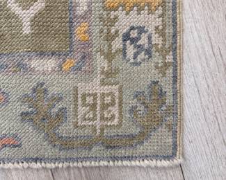 Persian Style Wool Runner. Measures Approximately 3' 2" W x 10' 8" Long. Photo 2 of 3.