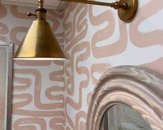 Visual Comfort Parkington Single Library Wall Light - 6 Available. Each Measures 18" H x 9" D.  Photo 2 of 2. 