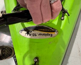 Future Beach Explorer 10.4 Green Kayak. Photo 2 of 2.