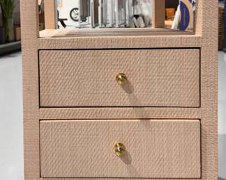 Worlds Away Roscoe Side Table. Measures 18" W x 18"  D x 29.5" H. Photo 1 of 3. 