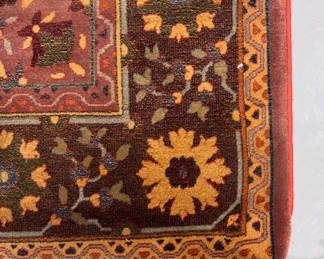 Persian Style Wool Rug. Measures 5' 6" x 7' 10". Photo 2 of 3.