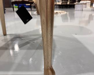 Baker Furniture Milling Road Exclusives Josephine Chair with Gilt Legs - Only 1. Measures 23" W x 28" D x 34.5" H. Photo 3 of 4.