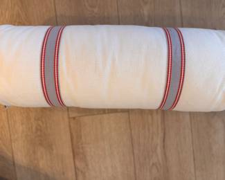 Caitlin Wilson Lumbar Pillow. Measures 22" W x 9" H. 