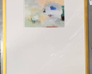 Lindsey Meyer Abstract Framed Original Art - 6 Different Complimentary Works of Art Available. Each Measures 21" W x 31" H. 