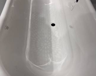 Waterworks Santry Freestanding Cast Iron Bathtub.  Measures 67" W x 31" D x 22". Photo 2 of 3. 