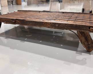 Antique Camel Cart Coffee Table. Add a Custom Mattress to Create a One-of-a-Kind Daybed. Measures 44" W x 82" L x 15" H . Photo 1 of 4. 