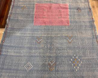 Berberology Handmade Rug / Tapestry. Measures Approximately 4' x 6'. Photo 1 of 2.