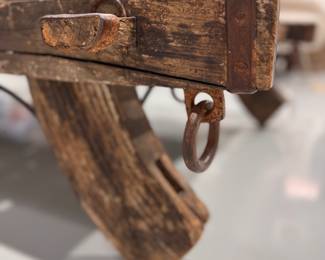 Antique Camel Cart Coffee Table. Add a Custom Mattress to Create a One-of-a-Kind Daybed. Measures 44" W x 82" L x 15" H . Photo 4 of 4. 