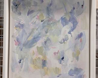 Mariposa Studio Original Abstract 1. Measures 18" W x 22" H. 