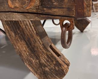 Antique Camel Cart Coffee Table. Add a Custom Mattress to Create a One-of-a-Kind Daybed. Measures 44" W x 82" L x 15" H . Photo 3 of 4. 