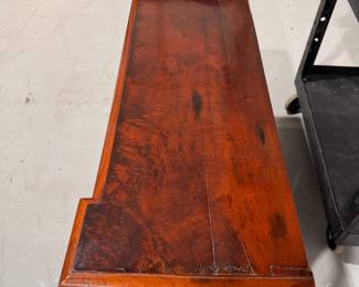 Antique Mahogany Cabinet with Drawer. Measures 42" W x 14" D x 33" H. Photo 3 of 6.