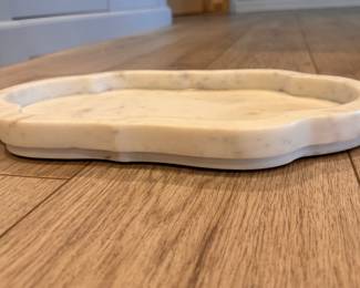 Large Marble Tray. Measures 15" L x 9" D. Photo 2 of 2.