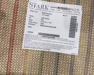 Missoni Home Mela Multi Rug for Stark . Measures 12" x 1' 6". Photo 2 of 2. 