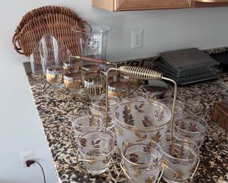 Vintage Libbey glass sets 