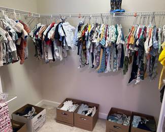 0-3, 3-6, 6-9 and 12mo baby clothes 