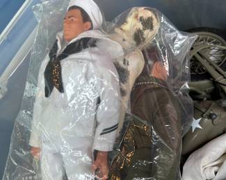 12” vintage GI Joe figurines 