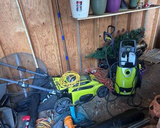 Outdoor - lawnmower, power washer 