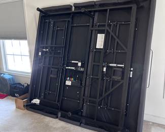 Adjustable king bed frame with remote