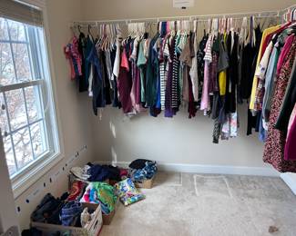 Women’s clothing (small, medium and maternity)