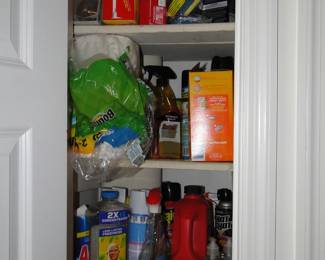 Chemicals, cleaning supplies