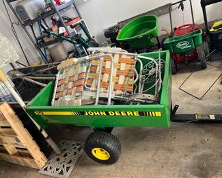 John Deere yard trailer