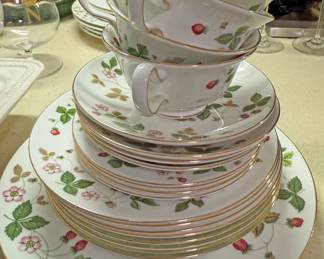 China from the iconic "Wild Strawberry" collection by Wedgwood
