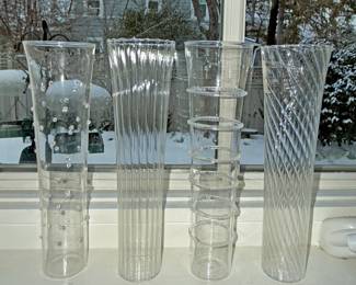 Art Glass Vases or Champagne Flutes
