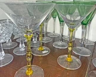 Bamboo Martini Glasess