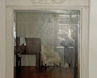 White Wooden Mirror