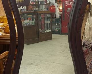 Cheval Mirror w/Beveled Glass 