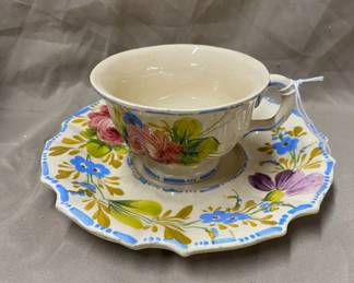 Floral Cup & Saucer 