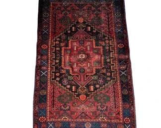 Persian scatter rug; 50” x 80”