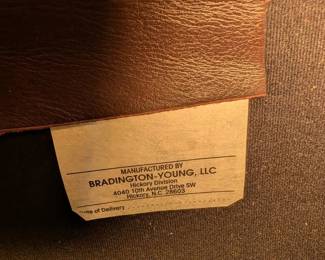 Bradington Young Leather Sofa