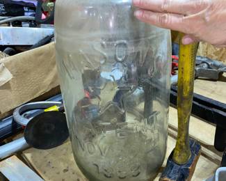 Vintage 5 gallon mason pickle jar