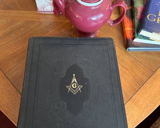 12”x10”x3” Masonic Edition Holy Bible