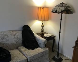 Couch has a matching wingback chair!