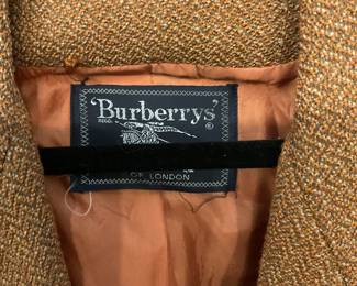 Burberry orange sport coat $40 + tax